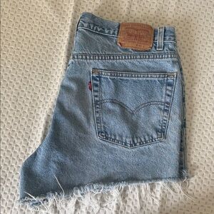 Levi's 550 Denim Cutoff Shorts